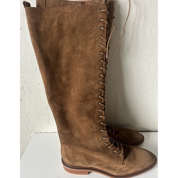 anthropologie seude lace up boots Made In Spain - Picture 2 of 12